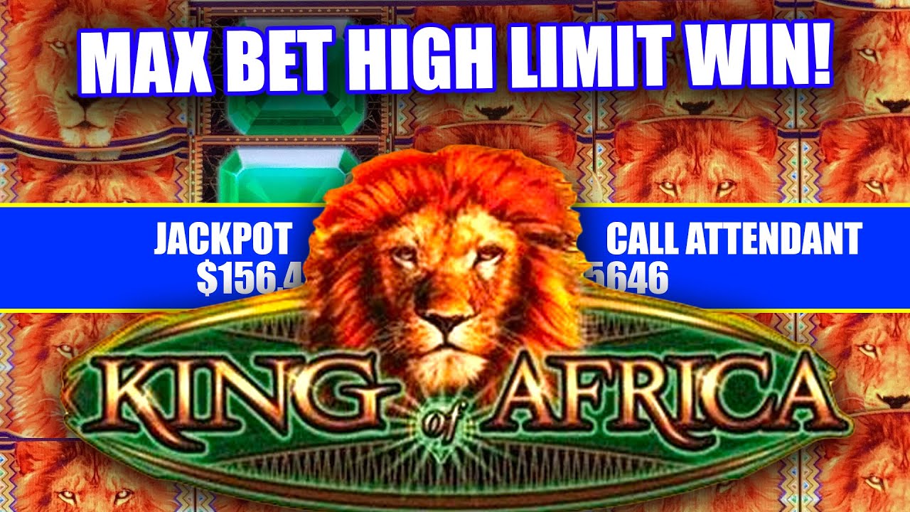 HIGH LIMIT KING OF AFRICA SLOT MACHINE ★ HUGE BONUS JACKPOT WINS