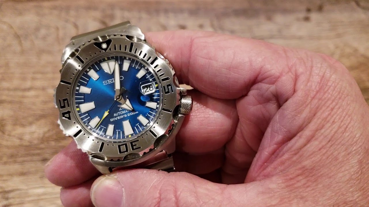 SEIKO SBDC067 Blue Monster!! - YouTube