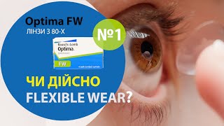 Контактні лінзи Optima FW. Чи дійсно Flexible wear? - MKL.ua