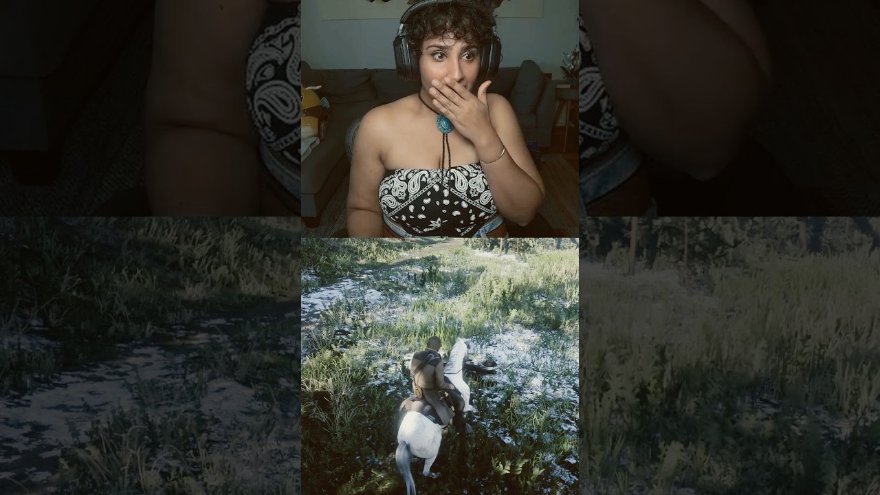 Definitely did NOT expect that! This game is full of surprises😭#rdr2 #rockstargames #gaming #shorts