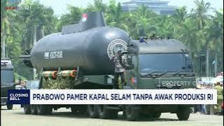 Prabowo Pamer Kapal Selam Tanpa Awak Produksi RI