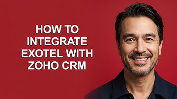 How to Integrate Exotel with Zoho Crm - KevinHowTo