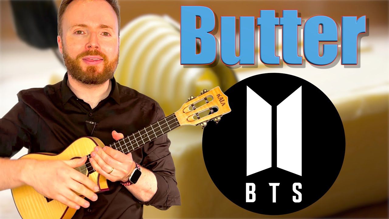 (play) Butter BTS UKULELE TUTORIAL! YouTube