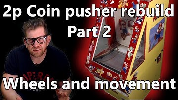 Coin pusher rebuild - Part 2 - Adding castors and making it manouverable. DIY Tipping point