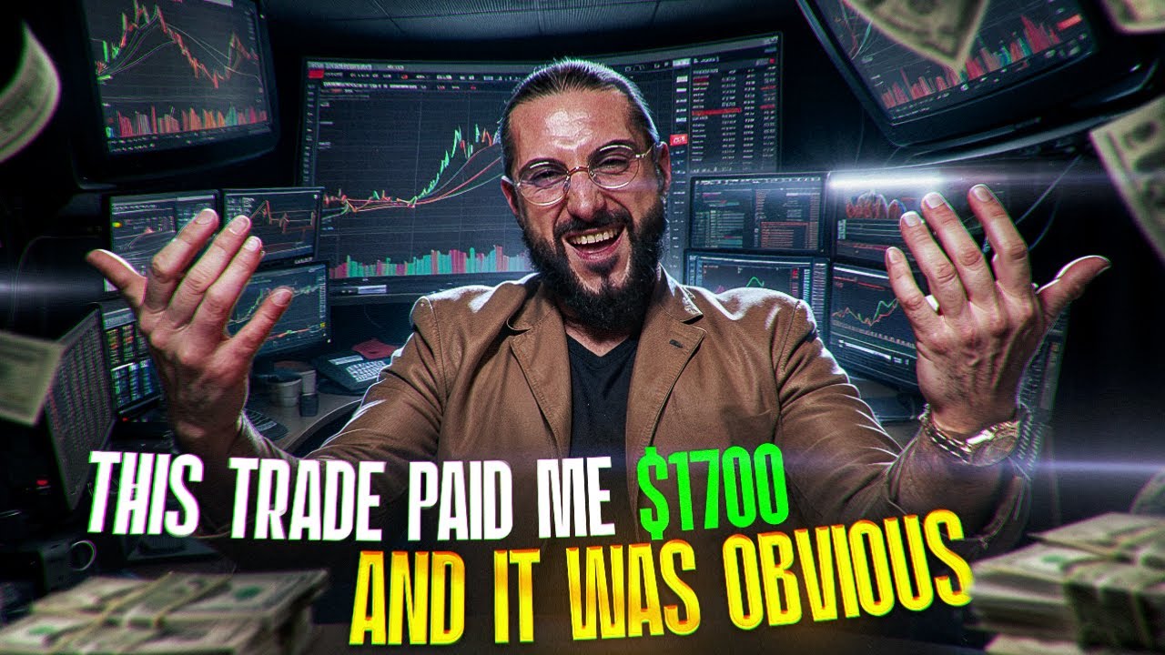 THIS TRADE PAID ME $1700 AND IT WAS OBVIOUS | BINARY OPTIONS TUTORIAL