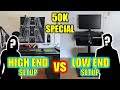 50K Subs Special | High End vs Low End Setup - Digimon vs Kryzzp - Face Reveal