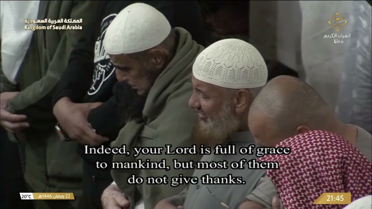 23rd Ramadan 1446 Makkah Taraweeh Sheikh Dosary