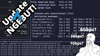 Download Update Arch Linux Ngebut Pakai Ini
