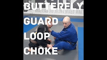 Loop Choke from Butterfly Guard