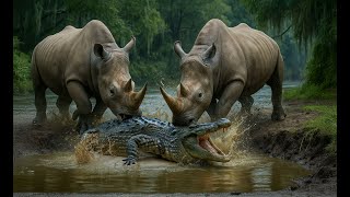 A Rhino's Life: Survival in the Jaws of Danger