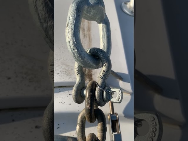 Easy to do upgraded anchor shackle ad eye swivel project for more secure anchoring! class=