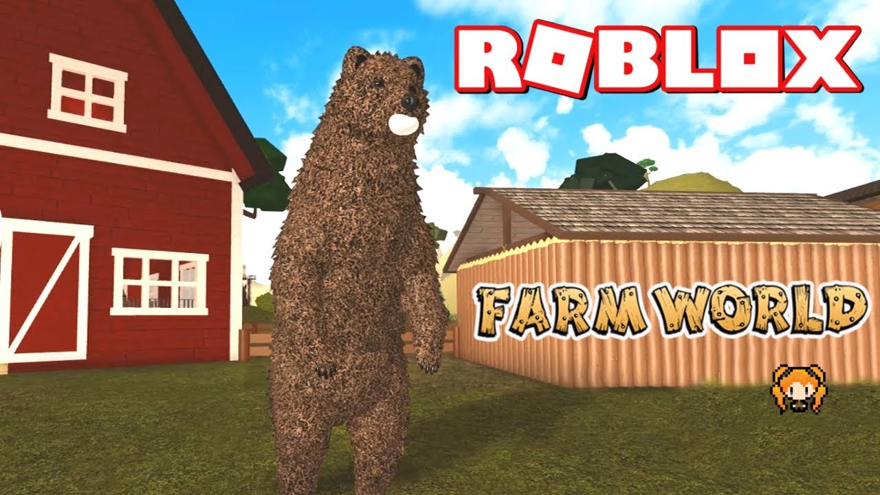 Roblox Farm World Funny Interactions How To Change Your Animals Ultra Rare Bear Roleplay Youtube - farm world roblox worm