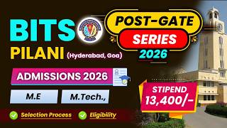 BITS PILANI Admissions 2026 | Post-GATE Opportunities | WithOut GATE or Low GATE Score | ACE Online