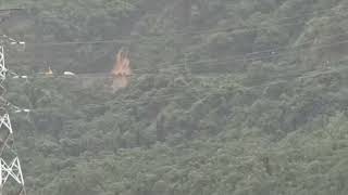 台9線龍過脈路段邊坡崩塌土石流　警拉封鎖線示警