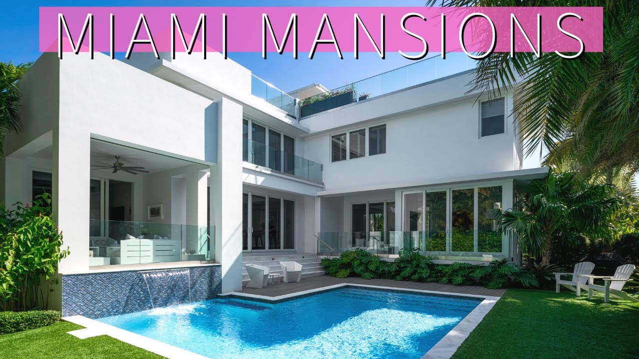 Tour LUXURY Miami Mansions Including a $25 MILLION Star Island Home