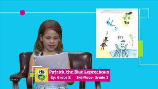 Information Second Grade 3rd Place Tie - Patrick the Blue Leprechaun by Grace B. | 2019 Writers Contest News