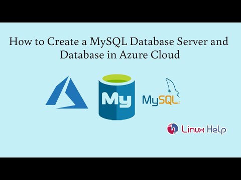How to create a MySQL Database Server and Database in Azure Cloud