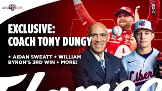 Flames Central: EXCLUSIVE SIT-DOWN with TONY DUNGY 🔥 Aidan Sweatt ⚾️, William Byron’s 3rd WIN + MORE