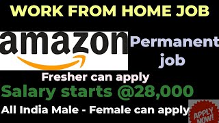 Amazon Work From Home Jobs | Typing Job  Online Jobs at Home | Part Time Job  freshers  Remote