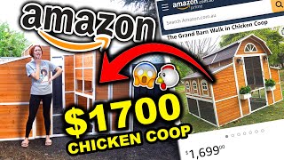 I SPENT $1700 ON AN AMAZON CHICKEN COOP!!! (i'm clucking insane)