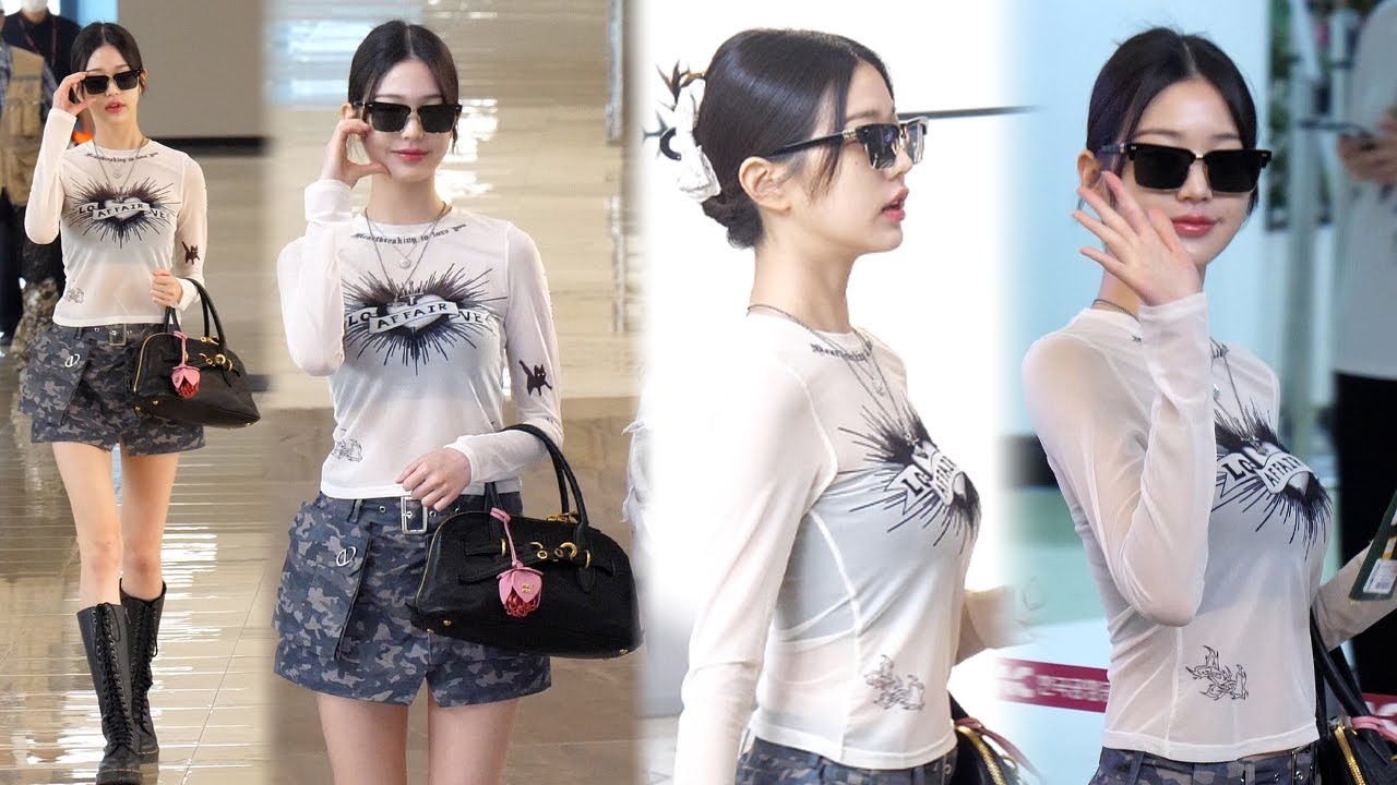 아이브 장원영 출국 직캠 '걸어오는  바비인형' (IVE WONYOUNG)｜김포공항 240903