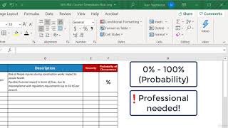 072 How to Create a Simple Risk Log in Excel for Better Project Control