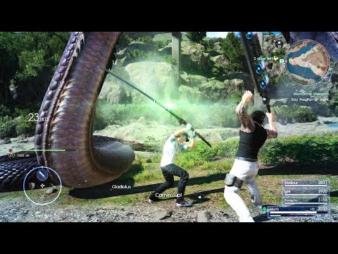 FINAL FANTASY XV - Midgardsormr on PS5 4K 60fps