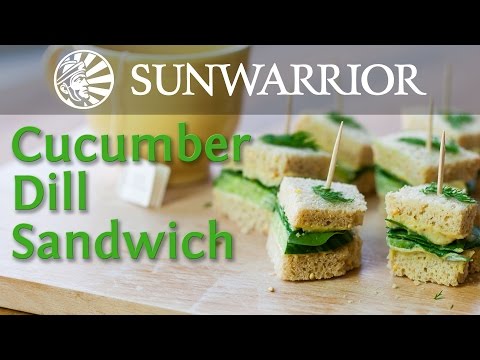 Healthy Cucumber Sandwich Recipe | Jason Wrobel | Sunwarrior