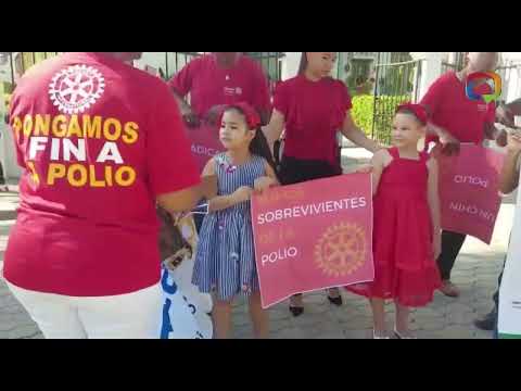 Club Rotario de Dajabón conmemora Día Mundial de la Lucha contra la Poliomielitis.