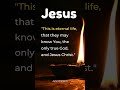 Jesus is Eternal Life _ John 17:3 _ #davidbaldwin #bible #devotional #jesus