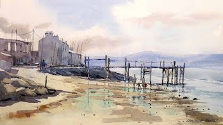 Holywood Jetty in Watercolour