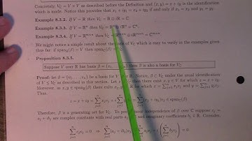 Linear Algebra: complexification of spaces and operators, 4-9-18 part 2