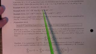 Linear Algebra: complexification of spaces and operators, 4-9-18 part 2