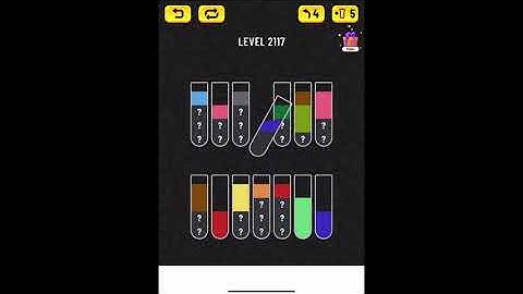 water sort puzzle level 2117