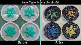 #277 New Product Ready! How To Use Snowflake Inlays For Resin + Giveaway!