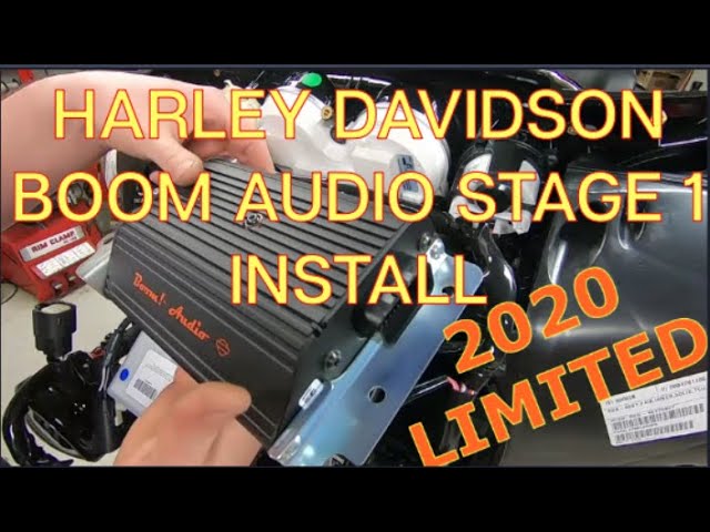 ハーレー　BOOMAUDIO アンプ① 2020 Harley Davidson BOOM AUDIO Stage 1+ Amp Complete