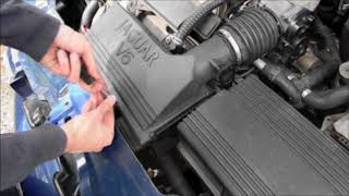 Jaguar X-Type V6, air filter K&N replacement 2004 Jaguar X Type Air Filter