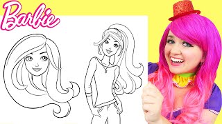 Coloring Barbie | Crayons