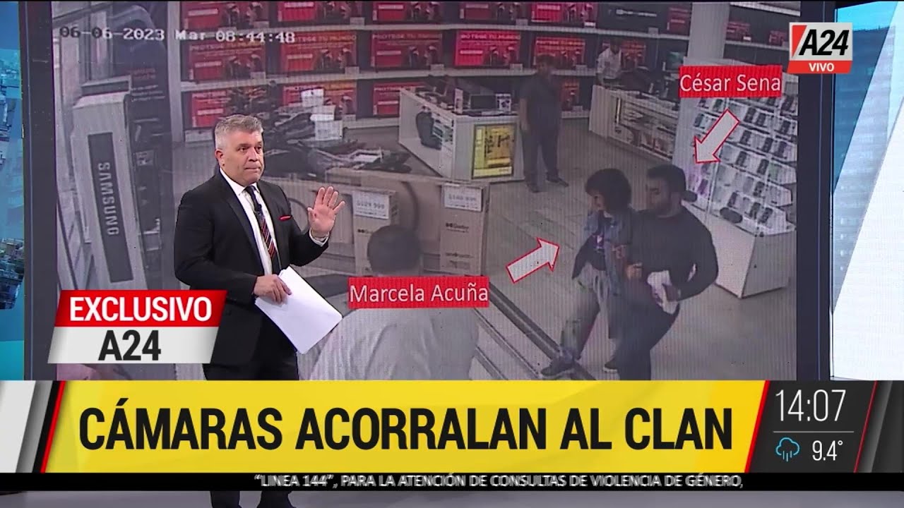 🚨 Las nuevas imágenes que compromete al clan Sena: la mataron y fueron a comprar un celular