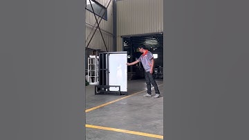 push-pull and rolling display stand for ceramic tile#displaystand #showroom #factory #tiles #stone