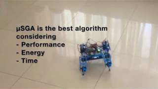 Performance Comparisons of Bio-micro Genetic Algorithms on Robot Locomotion
