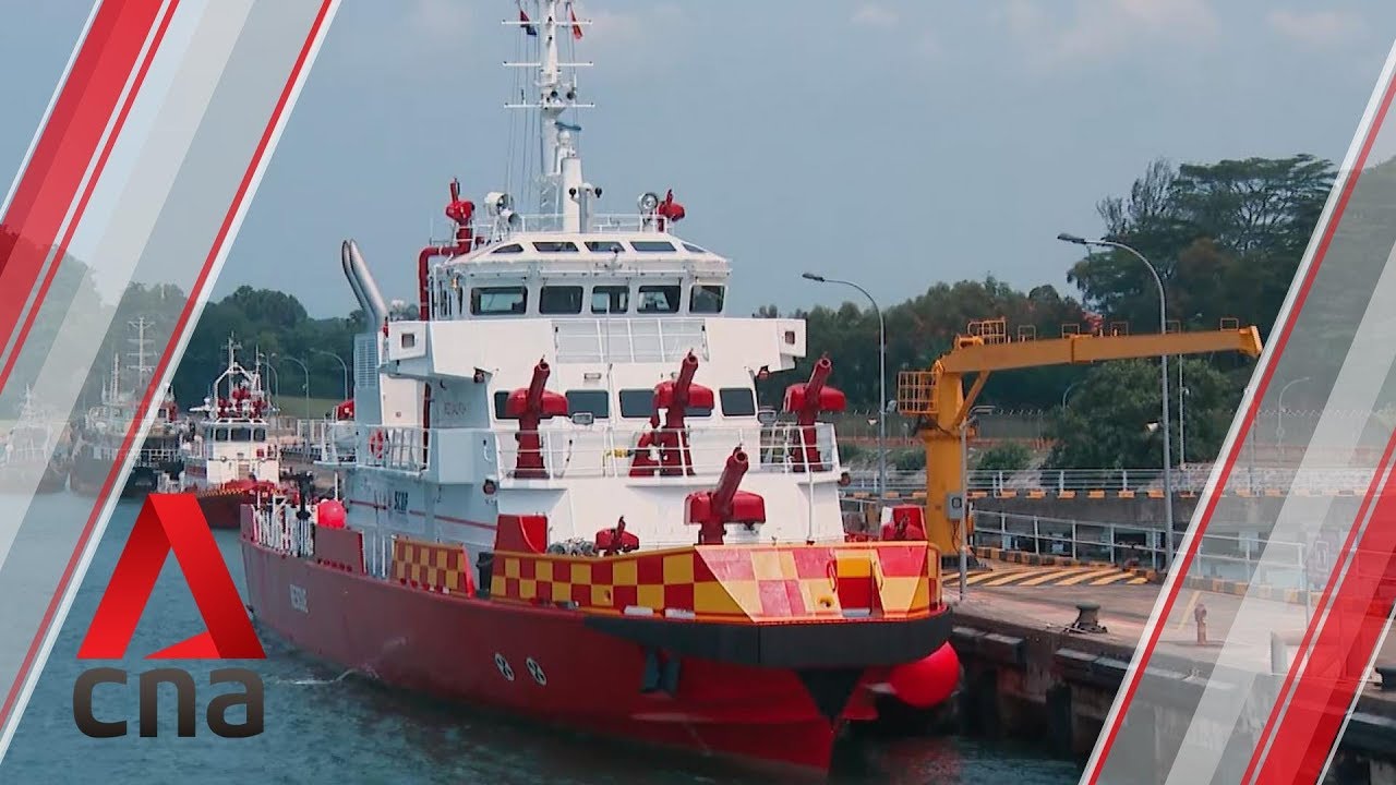 SCDF unveils powerful new firefighting vessels YouTube