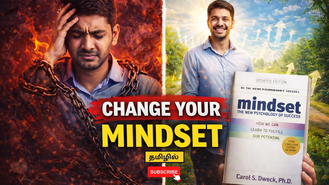 Mindset by Carol Dweck | Book Summary in Tamil | Growth vs Fixed Mindset | Whiteboard Nation