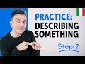 Practice Describing Something in Italian | Essential Sentence Patterns & Grammar