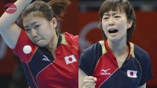 福原・石川が８強 ロンドン五輪・卓球女子シングルス