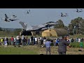 Spectacular mass takeoffs iniochos 2024 f4 phantom rafale f16s and typhoons  fast jets