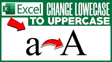 How To Change Lower Case Letters To Upper Case On Excel | Easy!