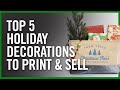 Top 5 Holiday Decorations &amp; Gifts You Can Heat Press | Screen Printed Transfers