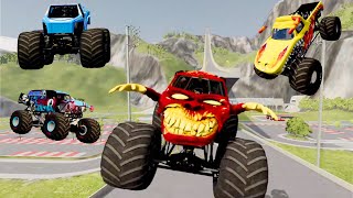 Monster Jam | Monster Trucks | High Speed Monster Jam Crashes, Freestyle, & Racing #13