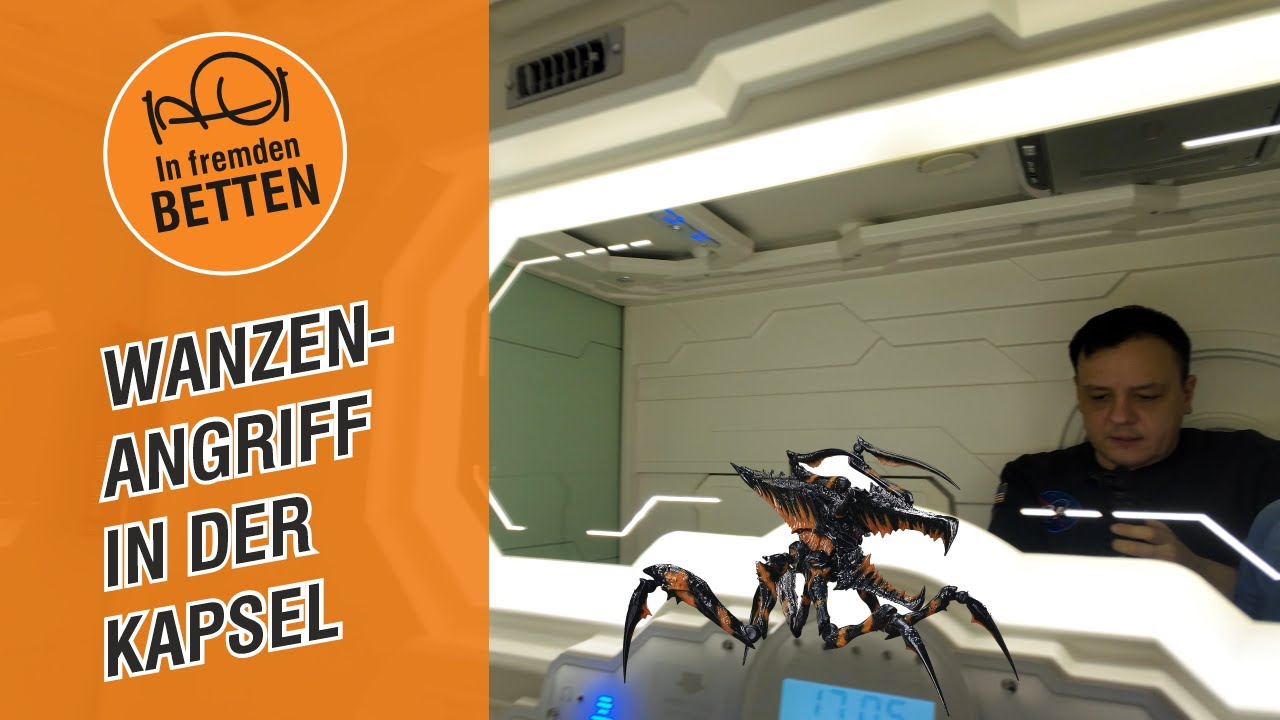 Flucht aus dem Spacehotel Karlsruhe: Wanzen-Angriff in der Kapsel! 🛸🐞